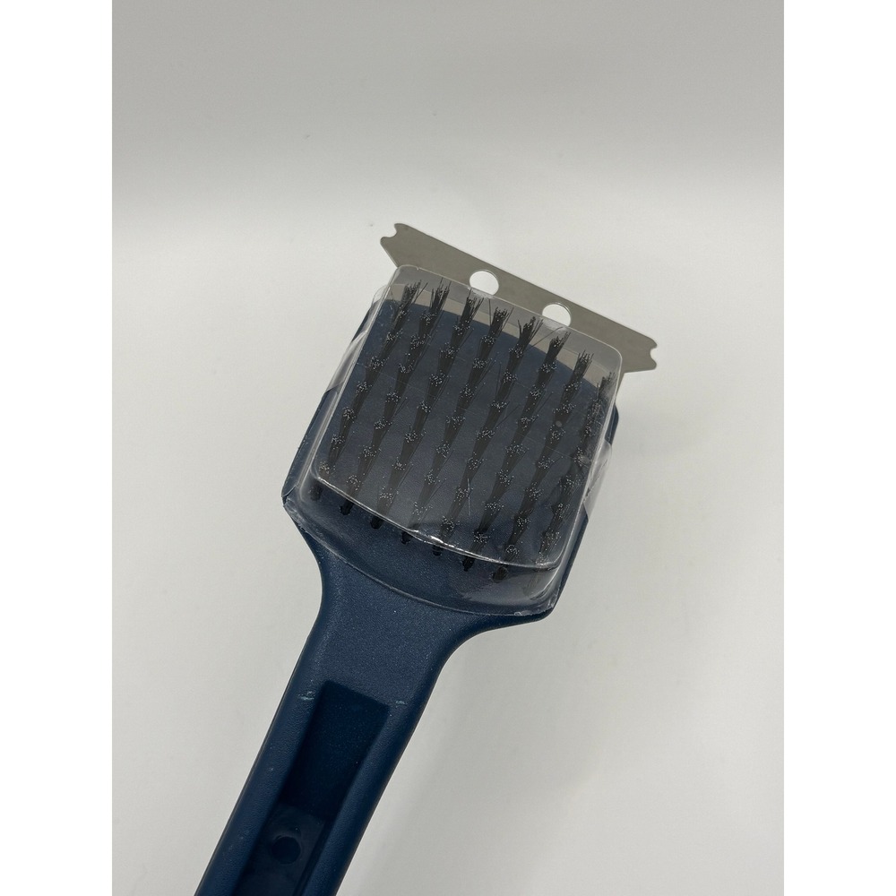 Smart Home 3-in-1 Grill Brush Scraper Heavy Duty BBQ Cleaning Tool Blue
